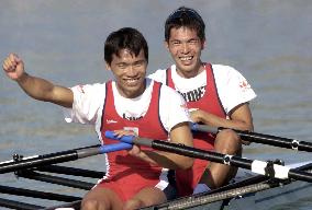 Takeda, Hase duo qualify for lightweight double sculls final